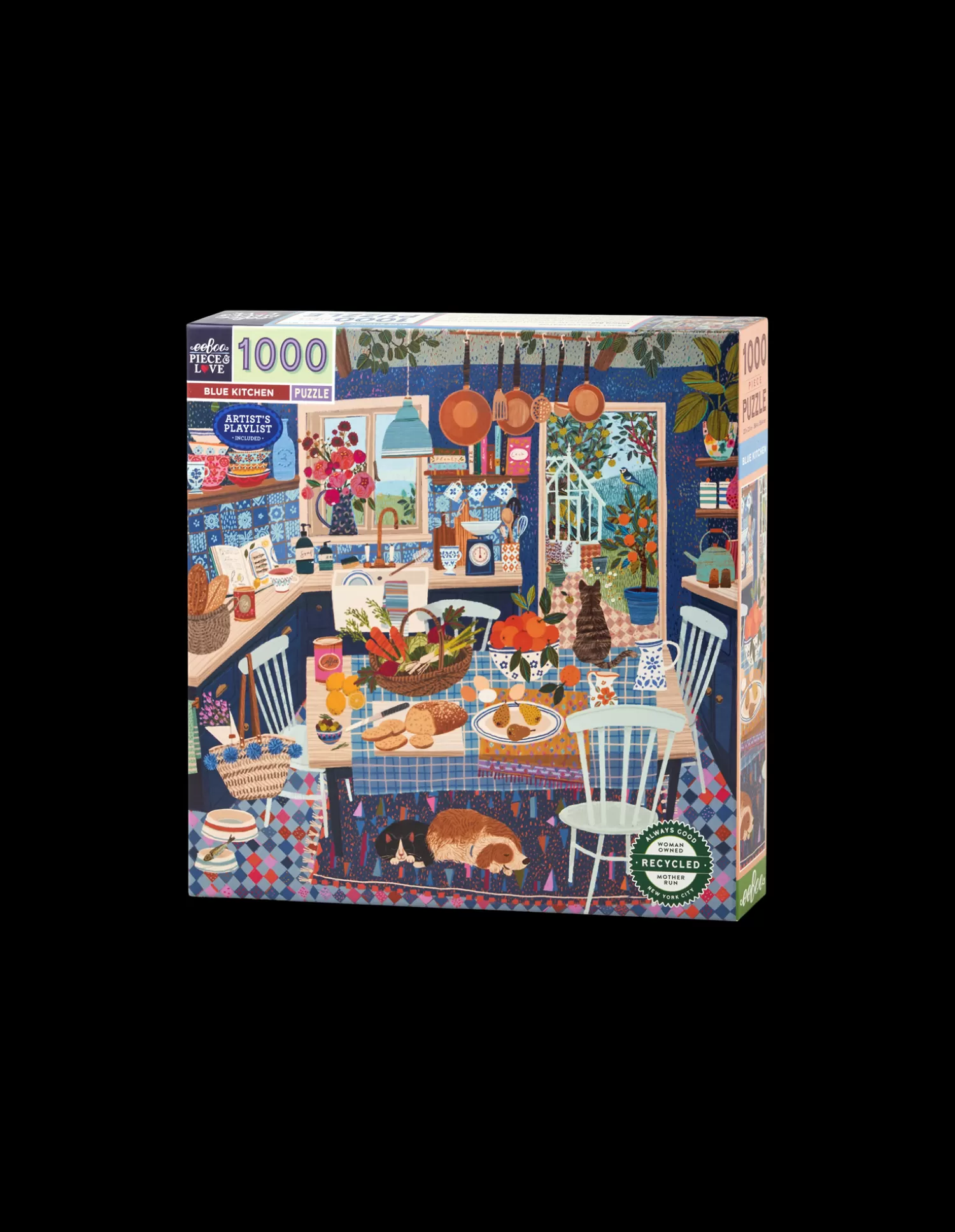 Blue Kitchen-puslespill Med 1000 Brikker*Søstrene Grene Cheap