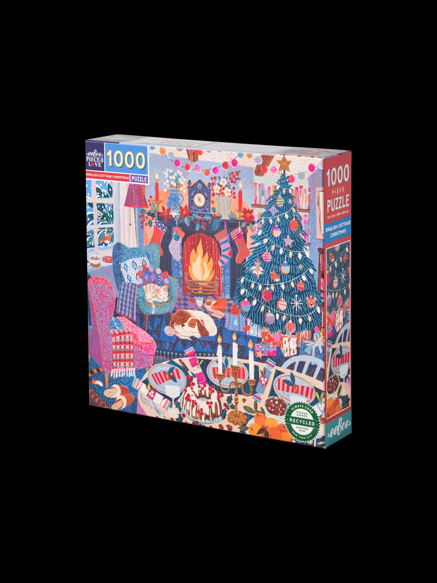 English Cottage Christmas-puslespill 1000 Brikker*Søstrene Grene Flash Sale