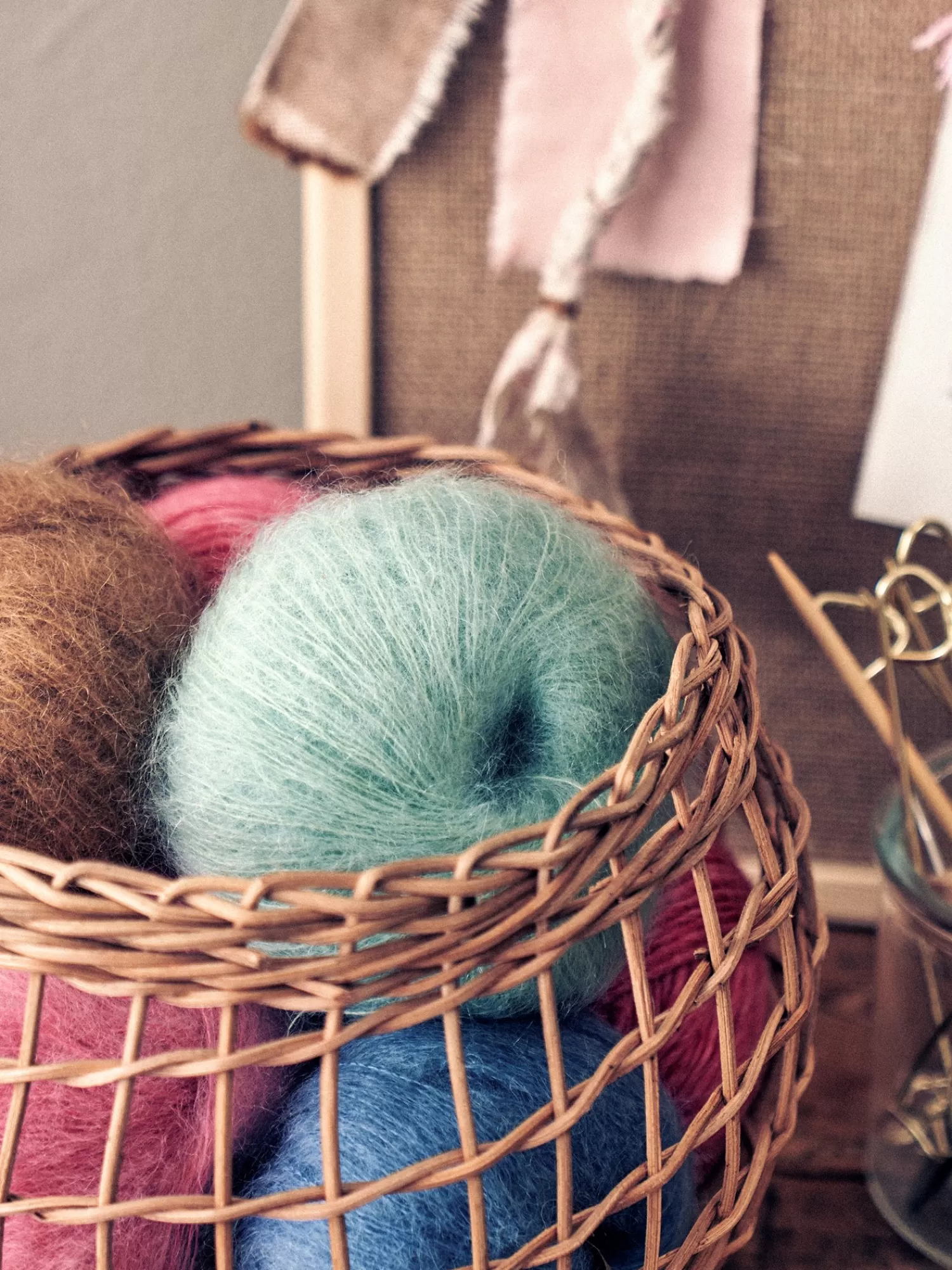 Garn Av Mohair Og Nylon*Søstrene Grene Cheap