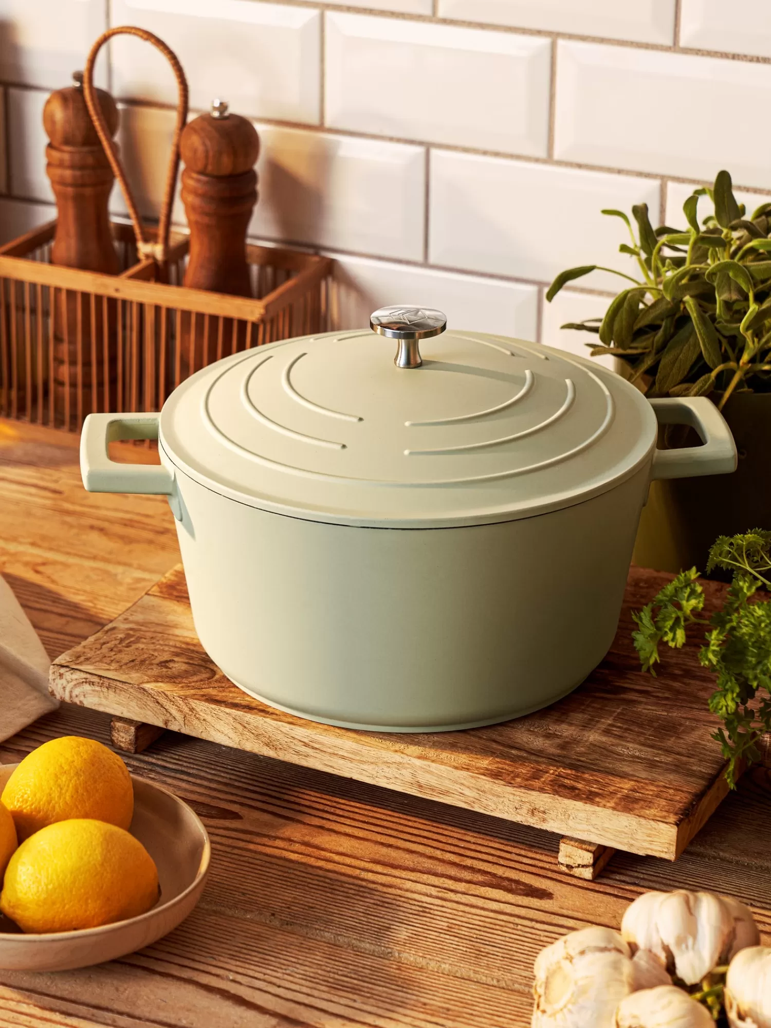 Gryte Med Lokk 4 Liter*Søstrene Grene New