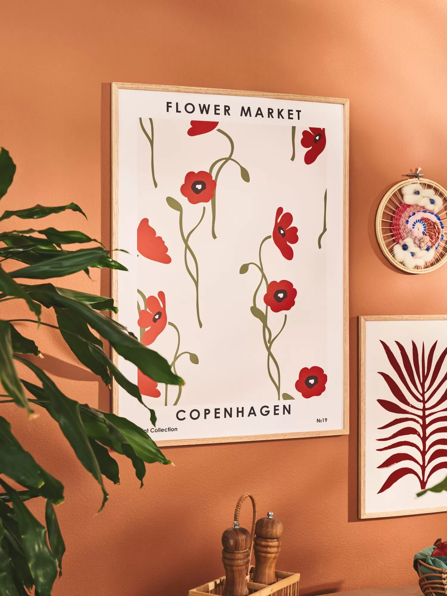 Plakat Flower Market Copenhagen 50 X 70 Cm*Søstrene Grene Online